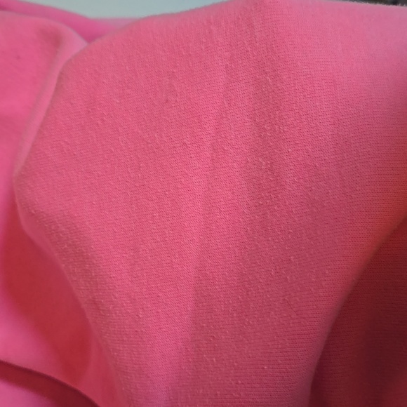 Aviator Nation 5 Stripe Zip Up Hoodie Sweatshirt - Neon Pink - Unisex XL - Picture 6 of 11